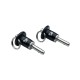 RJX 1pcs Stainless Steel Slot Pins Self-Lock Ball Lock Pins Quick Release Spring Dowel Pin With Button Handle