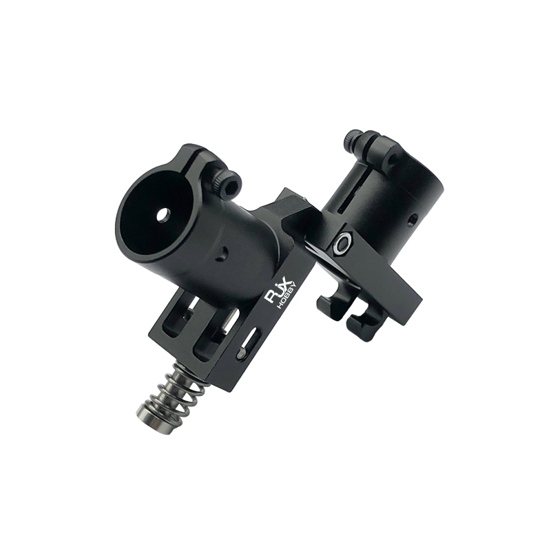 RJXHOBBY 1pcs 16mm CNC Horizontal Folding Arm Tube Joint FPV System multirotor UAV Drone Spare Parts