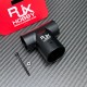 RJX 1pcs 30 to 25mm Landing Gear Aluminum Alloy Tee Tripod Carbon Fiber Tube Connector For Agriculture Drone UAV