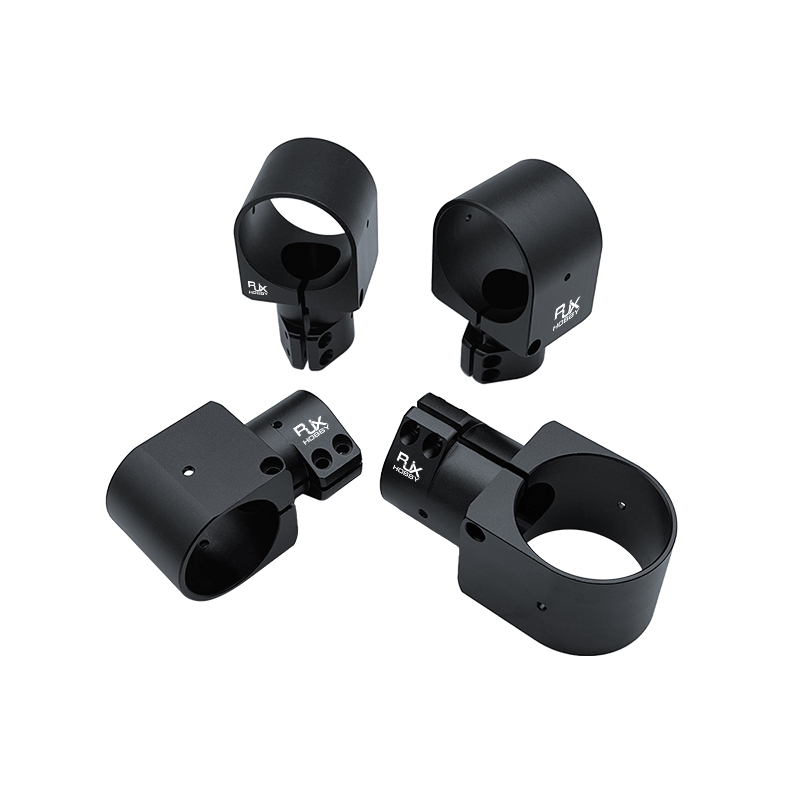 RJX 1pcs Landing Gear Aluminum Alloy Tee Tripod 30 to 40 / 30 to 45 /30 to 50 / 40 to 50 mm Carbon Fiber Tube Connector
