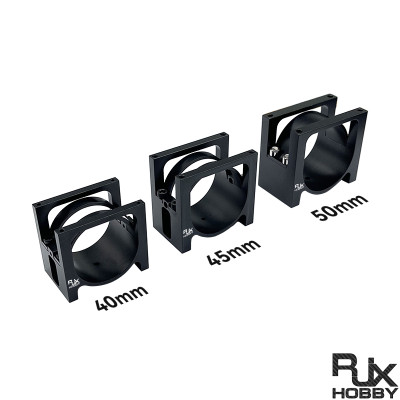RJXHOBBY 1pcs 40/45/50mm Pipe Clip Tubing Clamp Fastener Carbon Tube Fixed Joint for RC Plant Agriculture UAV Drone ﻿