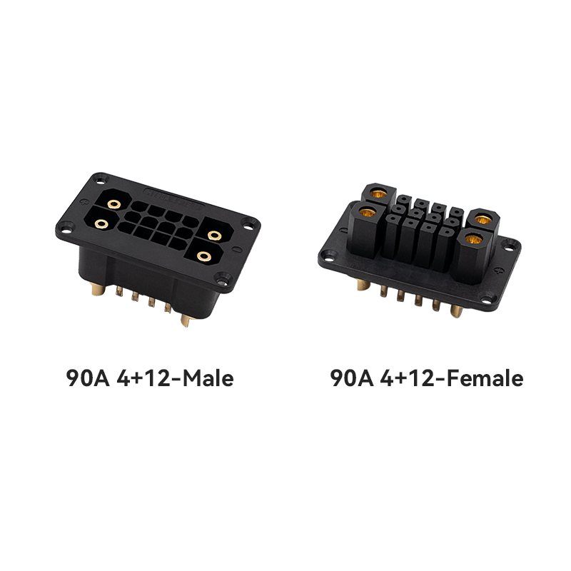 RJX 2Pairs  90A 4+12 Male Female Connectors 