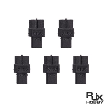 RJX 5pcs XT30 male to XT60 female  Fast Charging Adapter for RC
