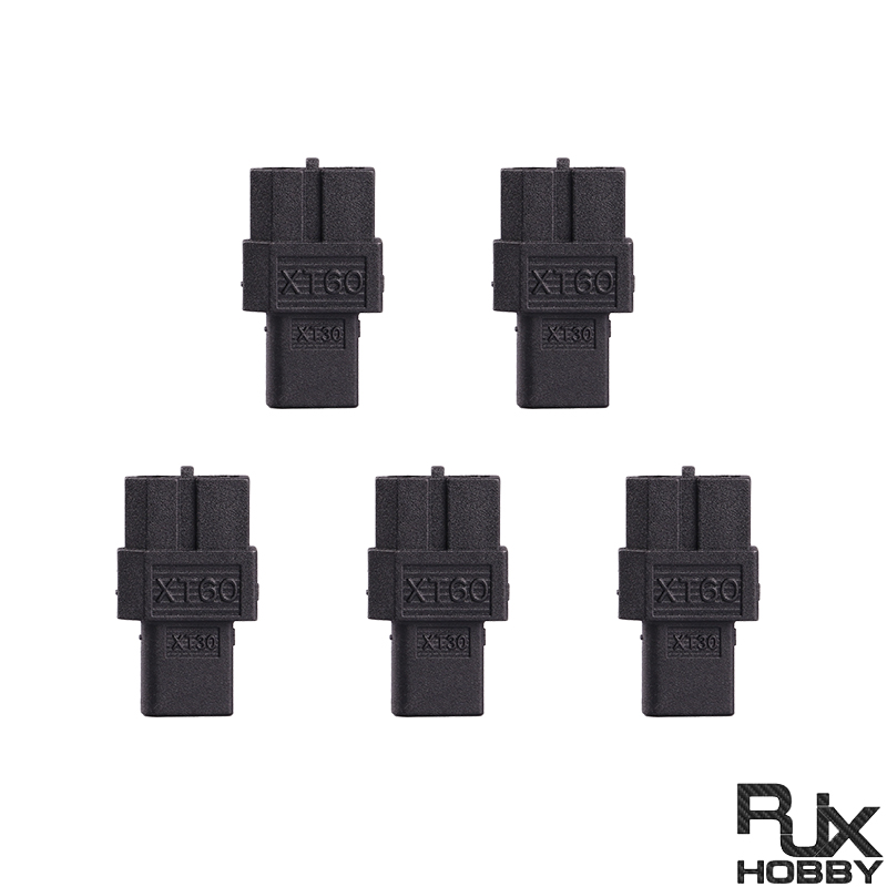 RJX 5pcs XT30 male to XT60 female  Fast Charging Adapter for RC