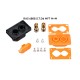 RJX RAS S.T.D6 MFT 6808Onboard Plug Solder-free Lithium Battery Connector 200A Male Female with Dust Cover Gold-plated Plug