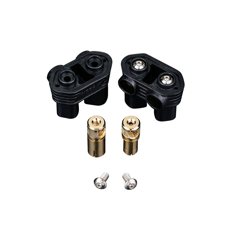 RJX RAS S.T.D6 MFT 6808Onboard Plug Solder-free Lithium Battery Connector 200A Male Female with Dust Cover Gold-plated Plug