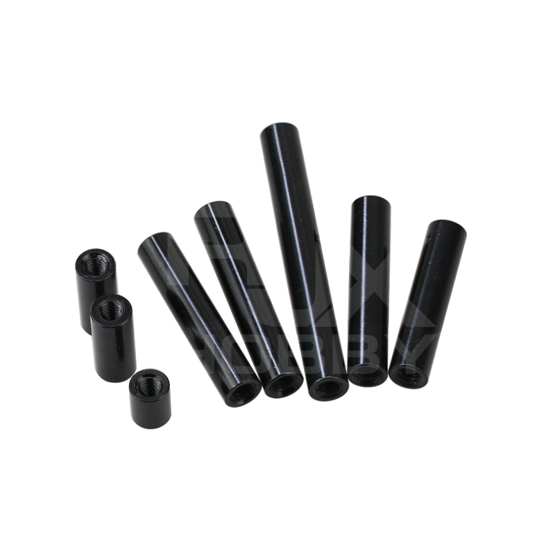RJXHOBBY 20pcs M4 Round Aluminum Alloy Standoff Spacer Studs