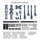 RJX GK 10inch Carbon Fiber Frame Kit For RC FPV Racing Drone