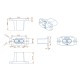 RJX 5pcs EC8E-M EC8 Male With Cover Current 100A Connector Panel Mount Retainable Power Plug