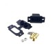 RJX 5pcs EC8E-M EC8 Male With Cover Current 100A Connector Panel Mount Retainable Power Plug