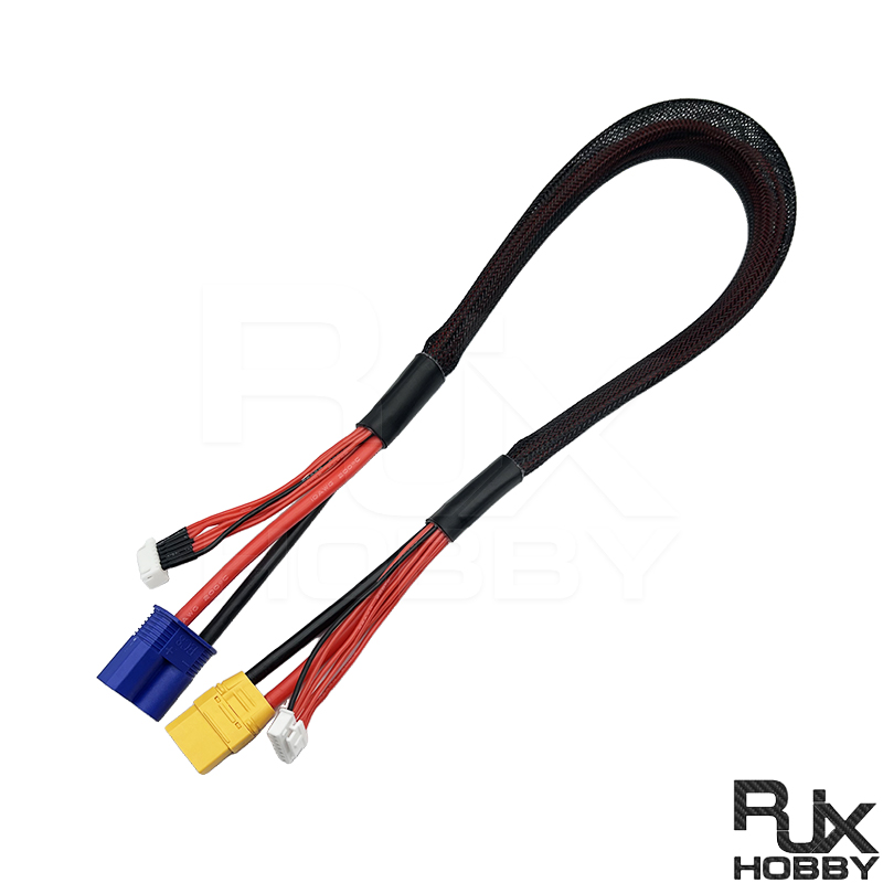 RJX 1 PCS 7P JST XHP EC8 to XT90 Male  Female Connectors Extension Cable