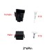 RJX 100 sets JST 2P/3P/4P/5P/6P/7P SM 2.54mm Double Row Female and Male wire connector housing