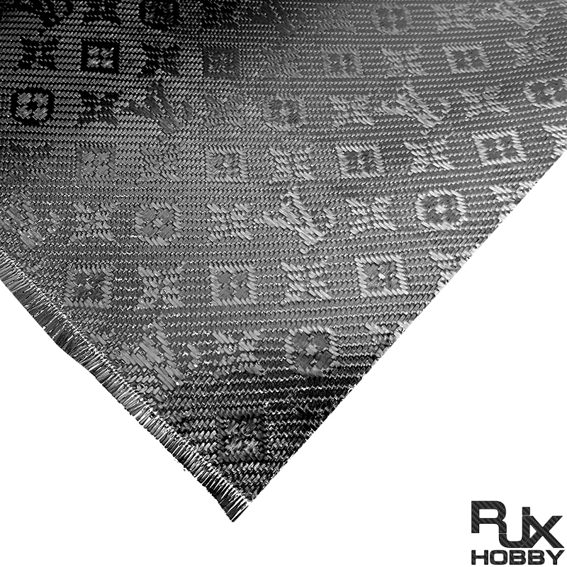 RJX 1 meter 240g/㎡ Geometric Print LV Pattern prepreg carbon fiber  cloth
