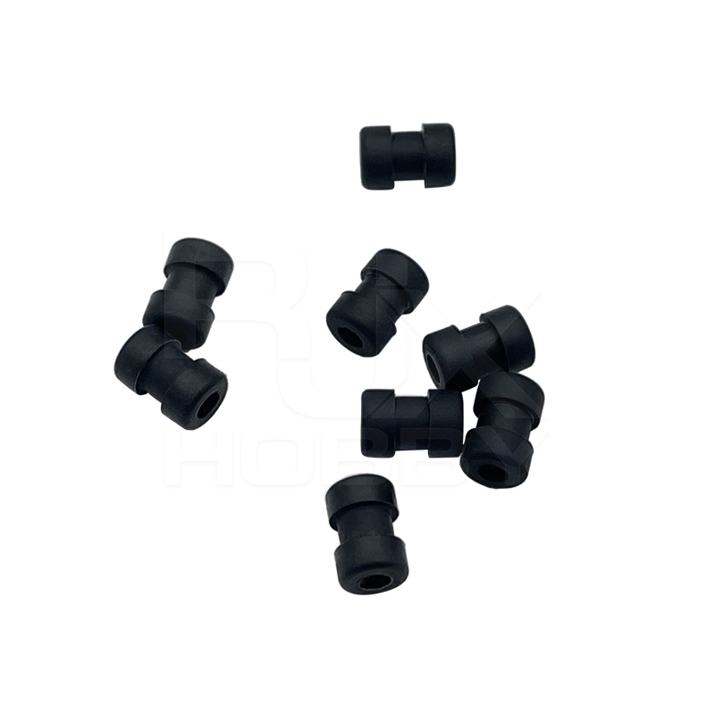 RJX 100pcs 3x5x8.5/3x6x9mm Damping Balls AV Shock Absorber Ball Damper Anti-Vibration Ball