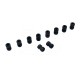 RJX 100pcs 3x5x8.5/3x6x9mm Damping Balls AV Shock Absorber Ball Damper Anti-Vibration Ball