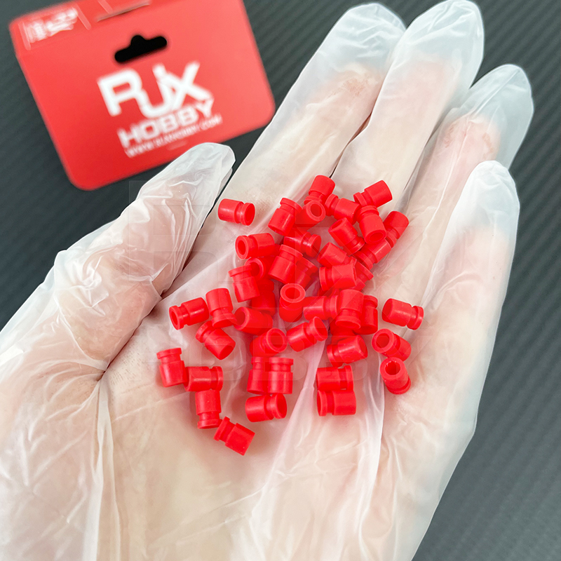 RJX 100pcs 3x5x7mm Damping Balls AV Shock Absorber Ball Damper Anti-Vibration Ball
