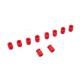 RJX 100pcs 3x5x7mm Damping Balls AV Shock Absorber Ball Damper Anti-Vibration Ball