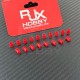 RJX 100pcs 3x5x7mm Damping Balls AV Shock Absorber Ball Damper Anti-Vibration Ball