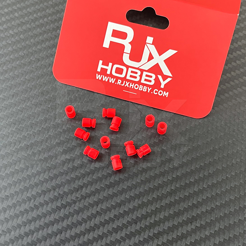 RJX 100pcs 3x5x7mm Damping Balls AV Shock Absorber Ball Damper Anti-Vibration Ball