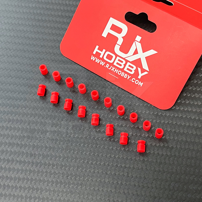 RJX 100pcs 3x5x7mm Damping Balls AV Shock Absorber Ball Damper Anti-Vibration Ball