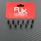 RJX 50pcs 1.5x6x8mm /1.5x6x8.8mm Damping Balls AV Shock Absorber Ball Damper Anti-Vibration Ball