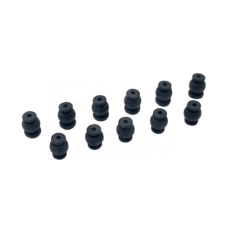 RJX 50pcs 1.5x6x8mm /1.5x6x8.8mm Damping Balls AV Shock Absorber Ball Damper Anti-Vibration Ball