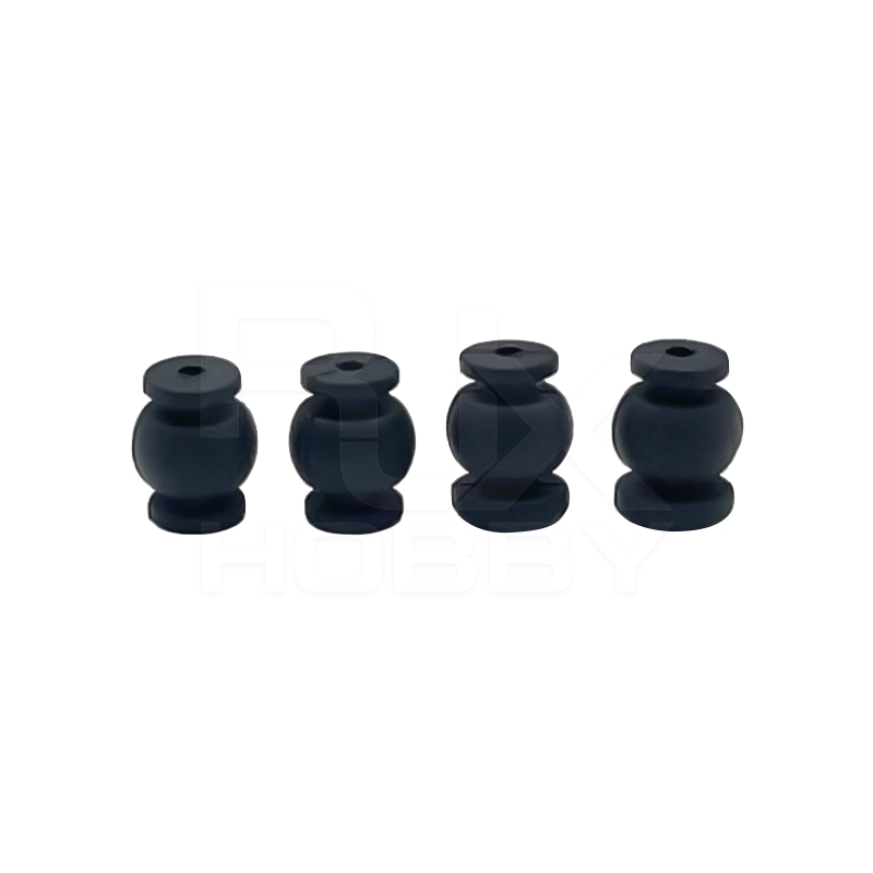 RJX 50pcs 1.5x6x8mm /1.5x6x8.8mm Damping Balls AV Shock Absorber Ball Damper Anti-Vibration Ball
