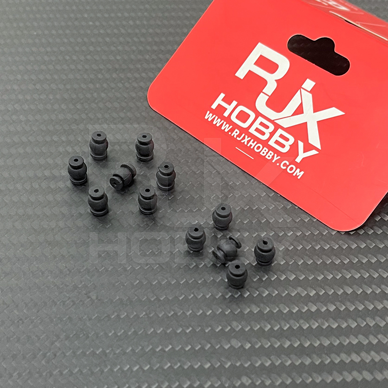 RJX 50pcs 1.5x6x8mm /1.5x6x8.8mm Damping Balls AV Shock Absorber Ball Damper Anti-Vibration Ball