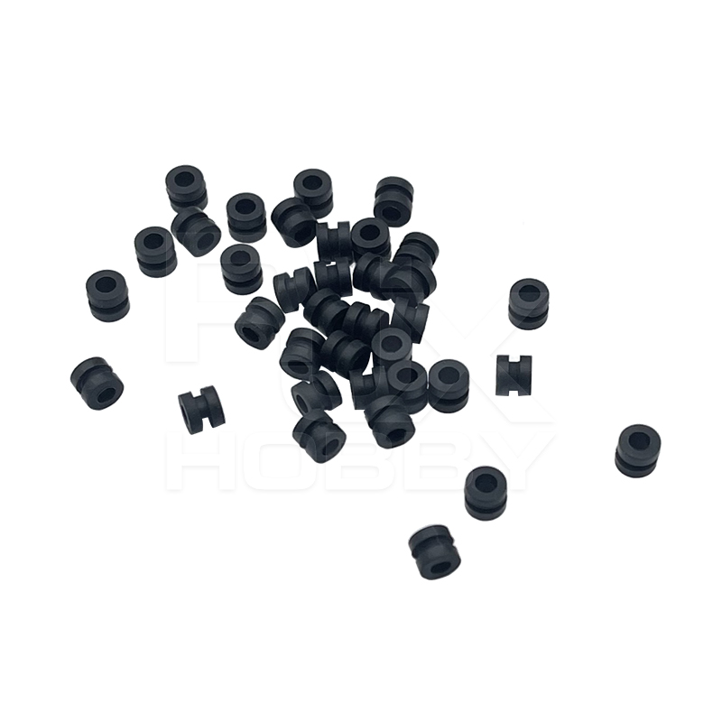 RJX 100pcs 3x5x6mm Damping Balls AV Shock Absorber Ball Damper Anti-Vibration Ball