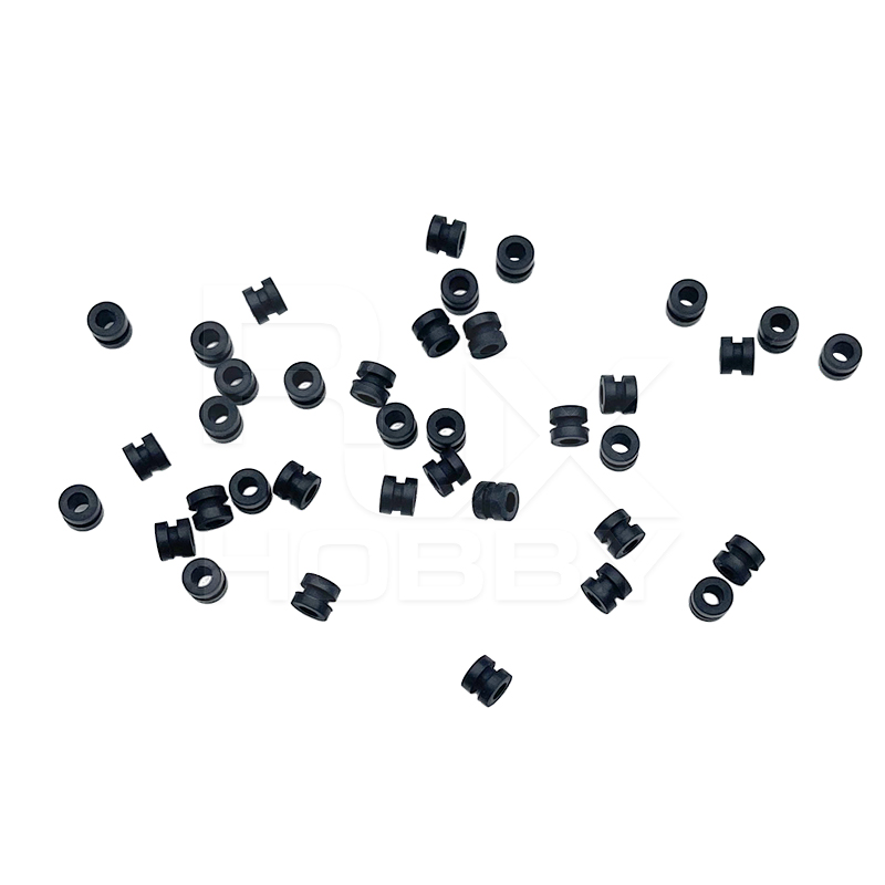 RJX 100pcs 3x5x6mm Damping Balls AV Shock Absorber Ball Damper Anti-Vibration Ball