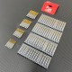 RJX 1pcs Titanium coating HSS M3 M4 M5 M6 M8 M10 M12 flute Straight slot taps