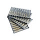RJX 1pcs Titanium coating HSS M3 M4 M5 M6 M8 M10 M12 flute Straight slot taps