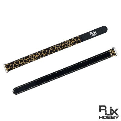RJXHOBBY 2PCS 20mm Battery Strap Leopard Pattern Zinc Alloy Seamless Buckle 200–1000m