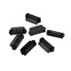 RJX 5pair 8Pin pitch 2.0mm laptop battery connector female and The male connector 180 degree bend foot