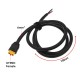 RJX 1pcs XT90H-F Female Plug Power Cable 6mm²  Straight Head LSD-50 Cable