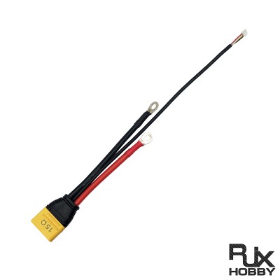 RJX 1PCS AS150U Male Power Cable to Ring Lugs with JST-GH 4-Pin Connector