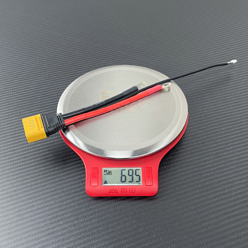 RJX 1PCS AS150U Male Power Cable to Ring Lugs with JST-GH 4-Pin Connector