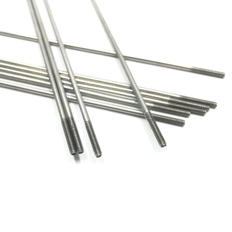 RJX 50pcs M2*25-300mm Aluminum Double-End Threaded Pull Rod