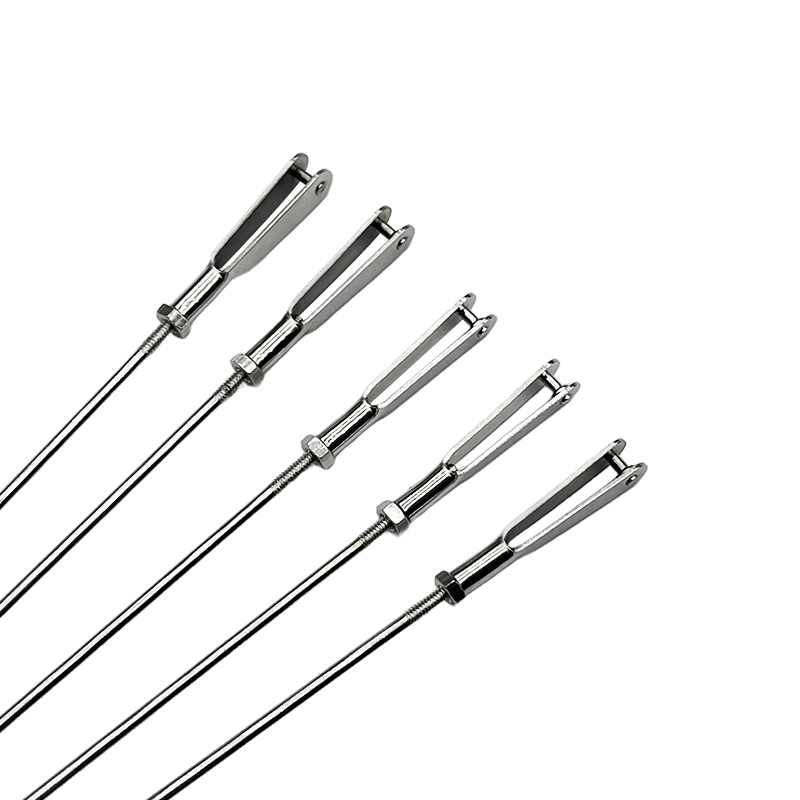 RJX 20pcs M2 Clevis Thread M2 Push Rod Stainless Steel Pull Rod Connecting Rod 