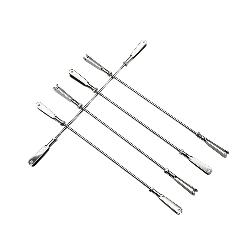 RJX 20pcs M2 Clevis Thread M2 Push Rod Stainless Steel Pull Rod Connecting Rod 