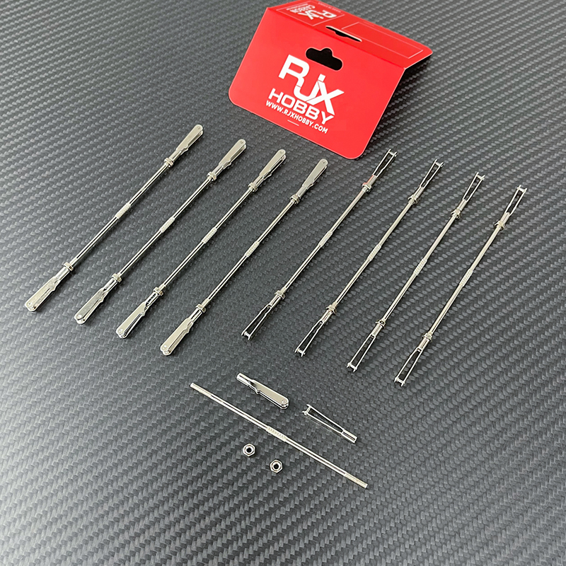 RJX 20pcs M3 Clevis Thread M3 Push Rod Stainless Steel Pull Rod Connecting Rod