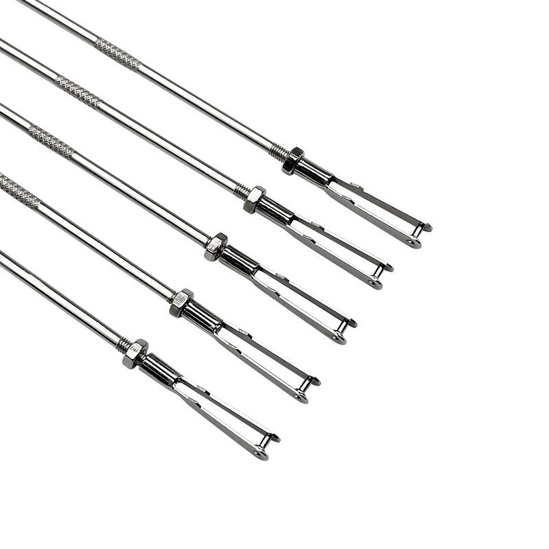 RJX 20pcs M3 Clevis Thread M3 Push Rod Stainless Steel Pull Rod Connecting Rod