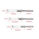 RJX 20pcs M2 M2.5 M3 Metal Collet Clevis Chuck Pull Rod Connector Coupler Screw Spare Parts For RC Aircraft Model