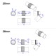 RJXHOBBY 1pcs 16mm 20mm 25mm 30mm Folding Arm for FPV multirotor UAV Drone tube
