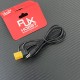 RJXHOBBY 1pcs DC5.5*2.1 Male to XT60 Male  DC5521 Rubber Power Cable