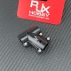 RJX 1pcs Alum 70° 18mm to 18mm Tee Joint Landing Gear Connector Adapter for RC Plant UAV Drone