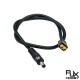 RJX 1pcs XT30UD Injection Molded Female to DC5525 Male Connector 15A 16AWG 500mm 