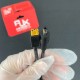 RJX 1pcs XT30UD Injection Molded Female to DC5525 Male Connector 15A 16AWG 500mm 
