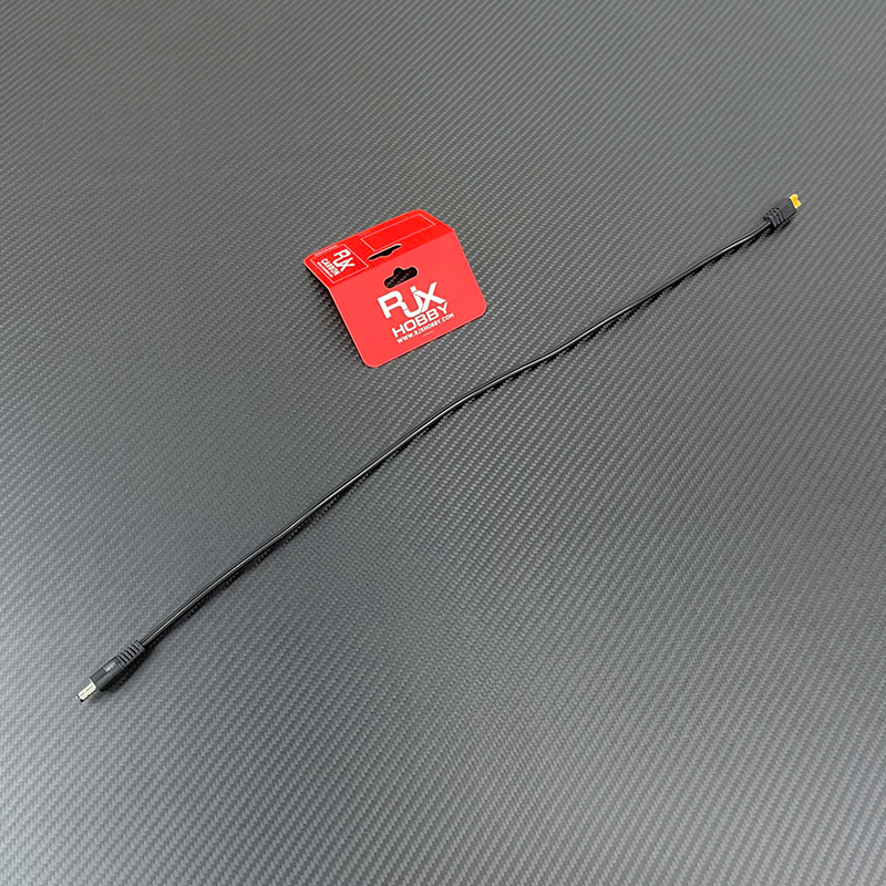 RJX 1pcs XT30UD Injection Molded Female to DC5525 Male Connector 15A 16AWG 500mm 