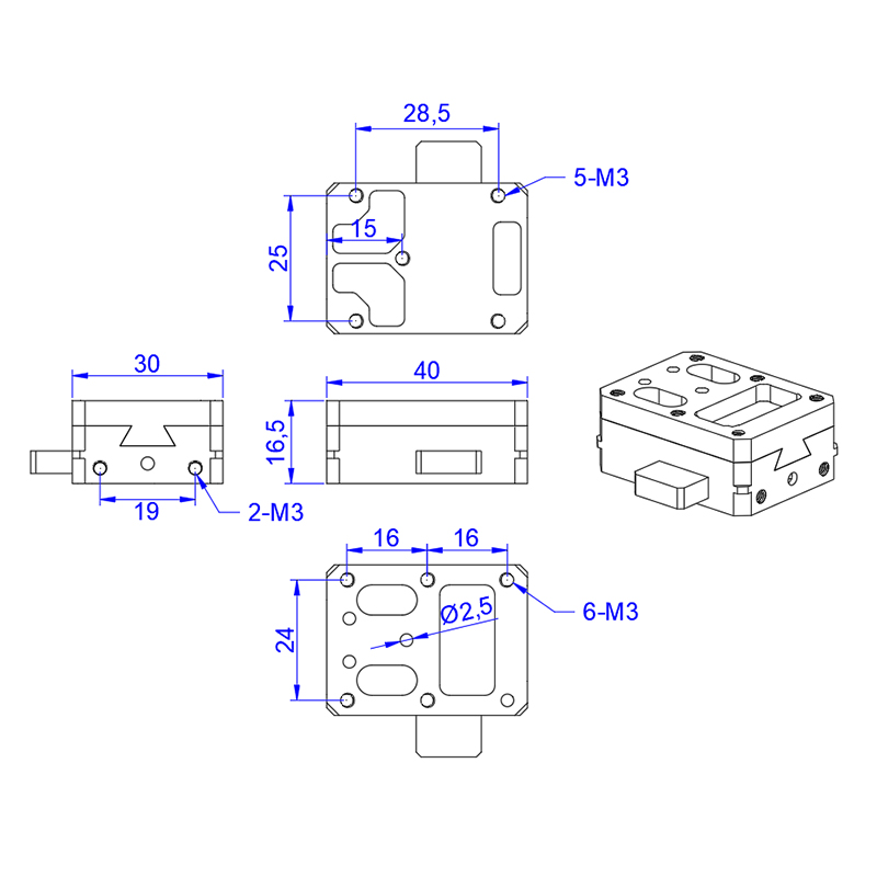 RJX 1pcs Drone Quick Release Mount